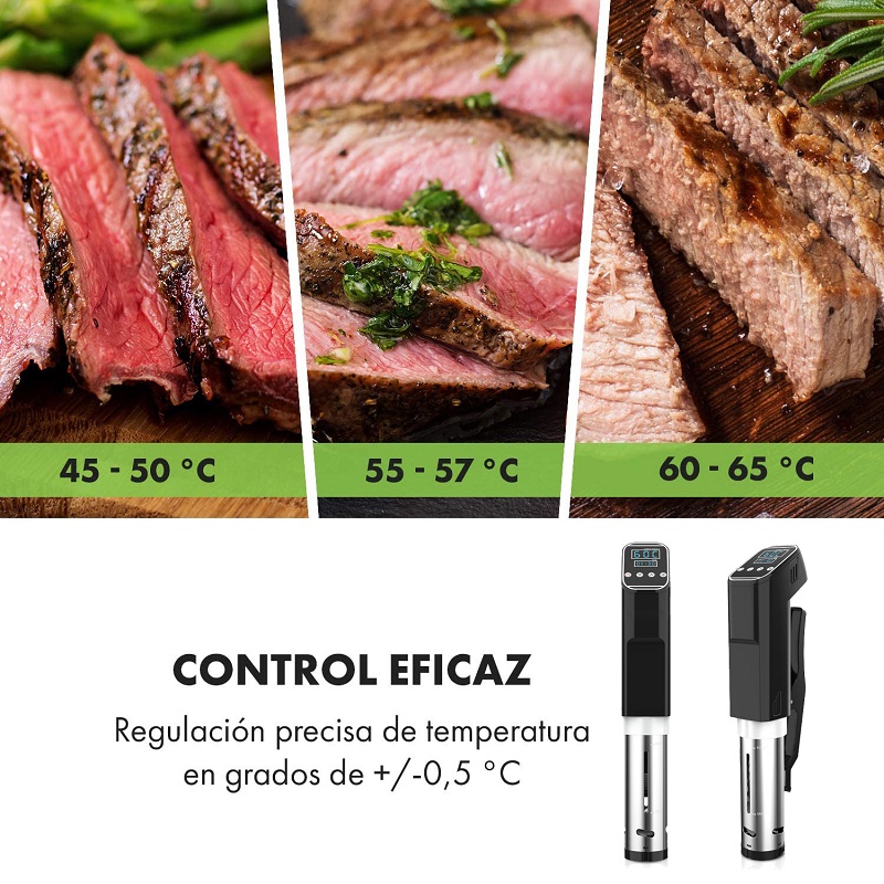 真空スローフードクッキングマシン,1000W,頑丈な浸漬ヒー - Digital Sous Vide Precision Cooker のレビューと価格