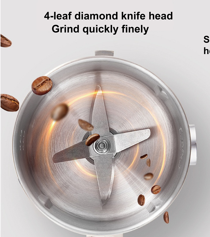 304ステンレス鋼の電気グラインダー,乾式または湿式グライン - Coffee Bean Grinder Electric のレビューと価格