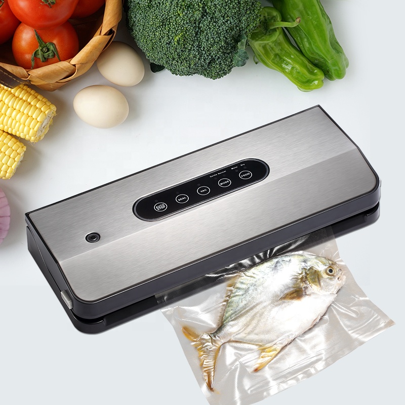 2 in 1電動ステンレス真空シーラーマシン 家庭用キッチン - Food Vacuum Sealer Machine のレビューと価格