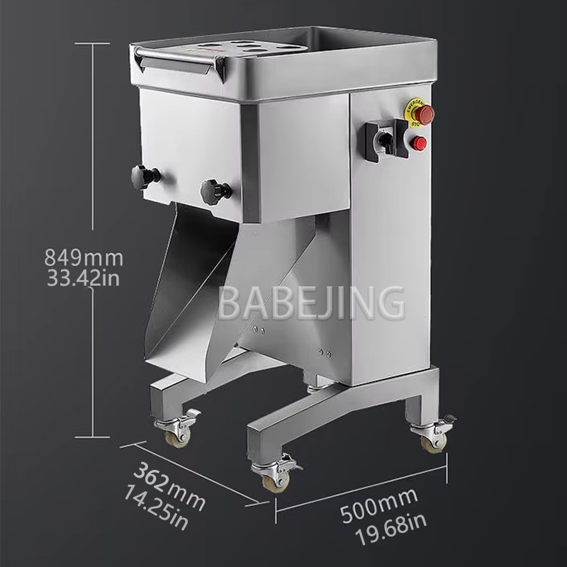 3mmステンレス刃搭載の電動ミートスライサー、自動フレッシュ - Automatic Meat Slicer Home のレビューと価格