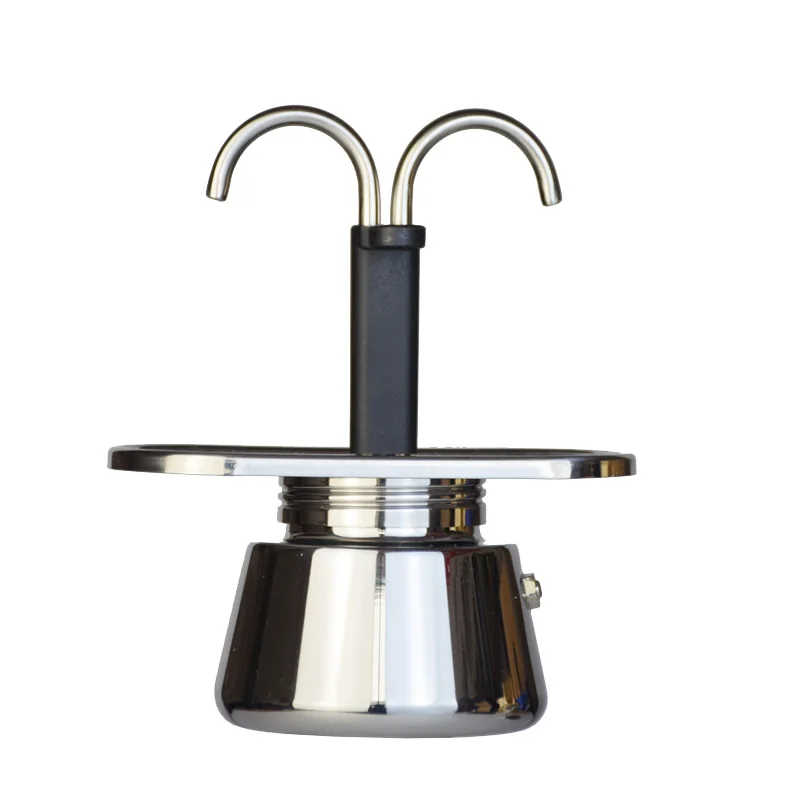 ステンレス鋼のミニ鍋,二重管,イタリアのコーヒーメーカー,家 - Small Appliances のレビューと価格