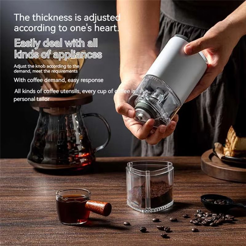 J1UL1N ポータブルミニコーヒーグラインダー、自動電動コ - Coffee Bean Grinder Electric のレビューと価格