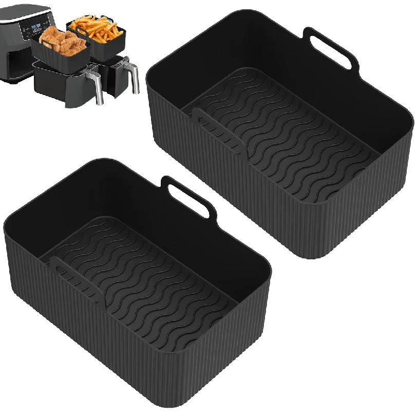 2個入り エアフライヤー シリコンポット エアフライヤーライ - Air Fryer Silicone Pot Liner のレビューと価格