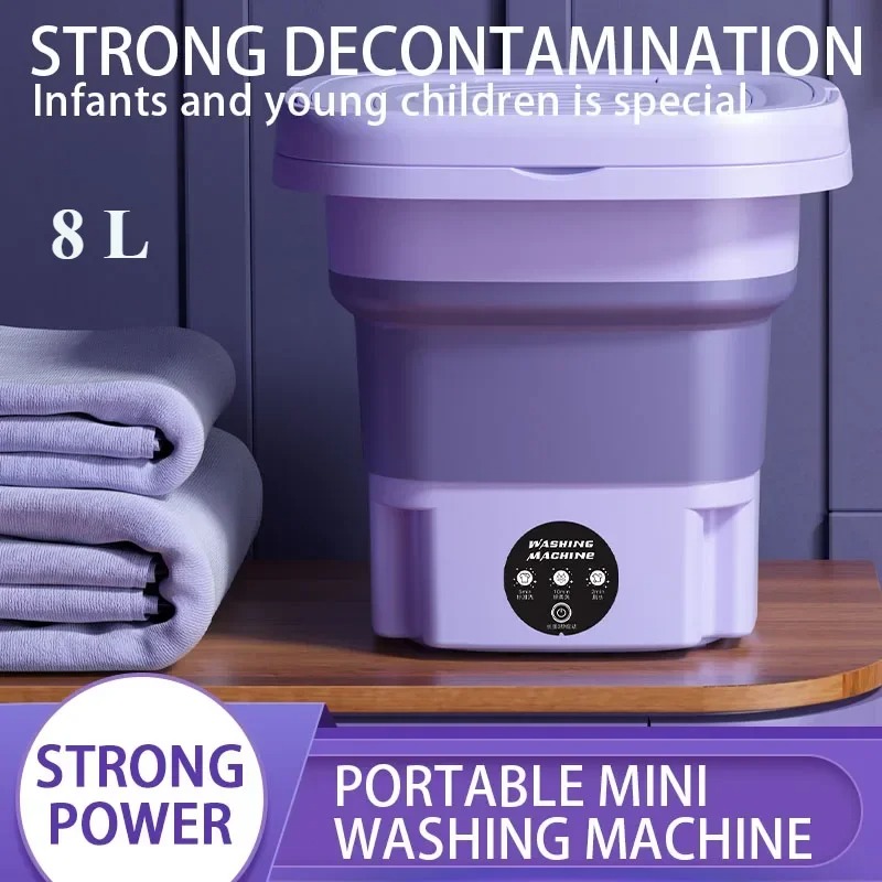2025年 ポータブルミニ折りたたみ洗濯機 脱水機能付き 学 - Small Appliances のレビューと価格