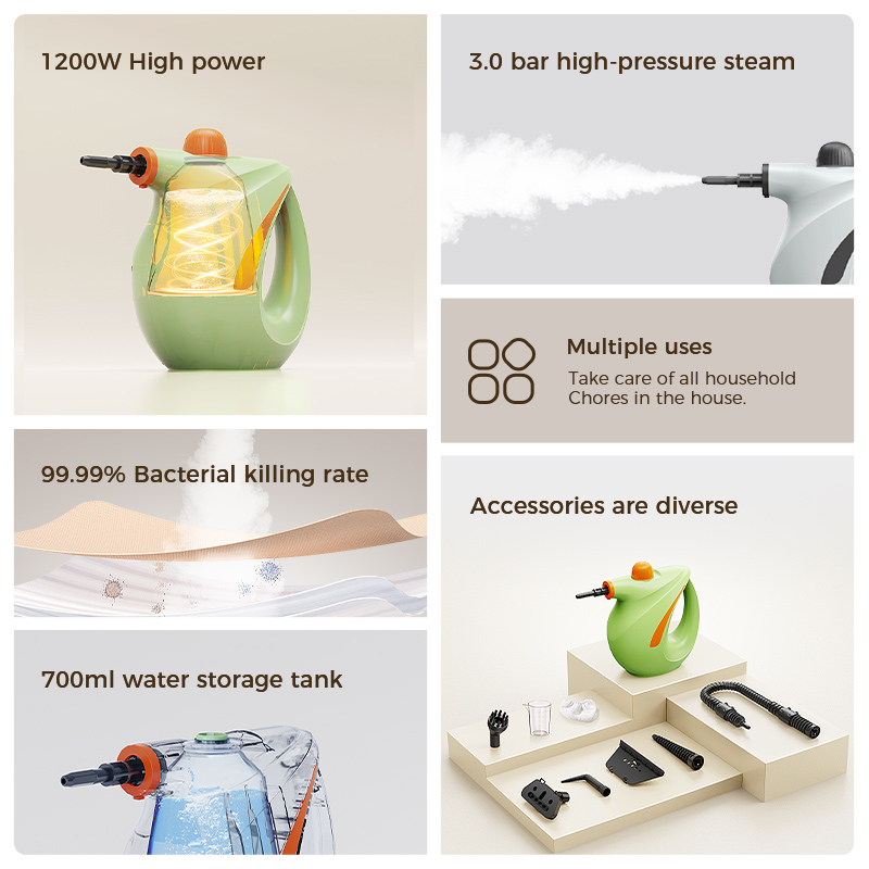 熱売中 家庭用電化製品 スチームクリーナー 1200W 高温 - Home Appliances のレビューと価格