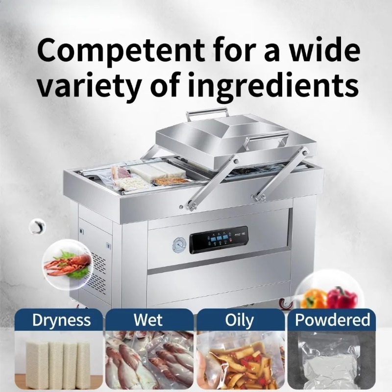 二重チャンバー真空包装機 大型業務用食品包装機 調理済み食品 - Food Vacuum Sealer Machine のレビューと価格