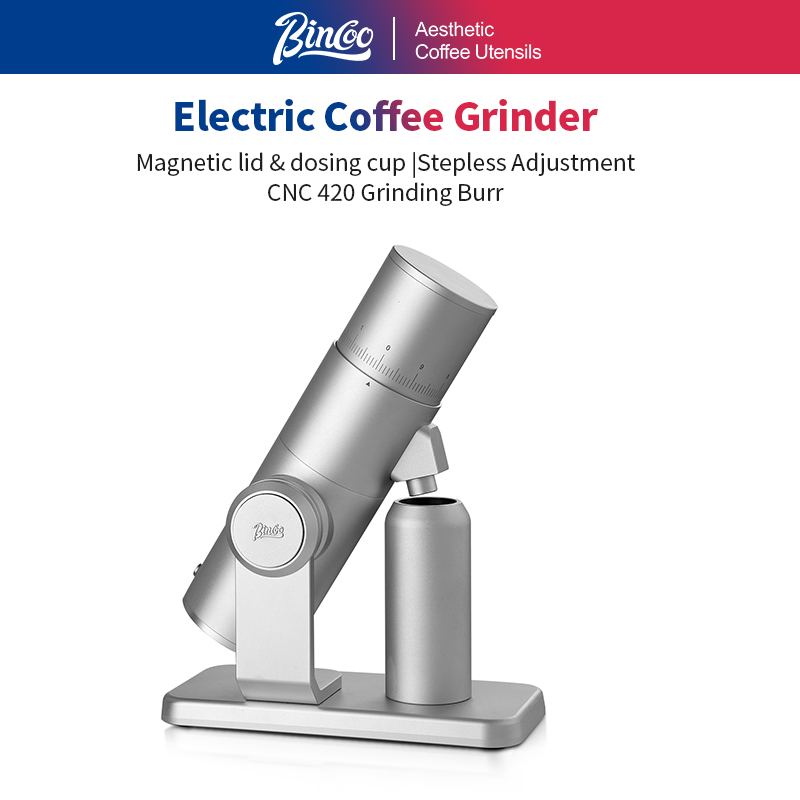 BINCOO プロバリスタ電動コーヒー豆グラインダー アルミ - Coffee Bean Grinder Electric のレビューと価格