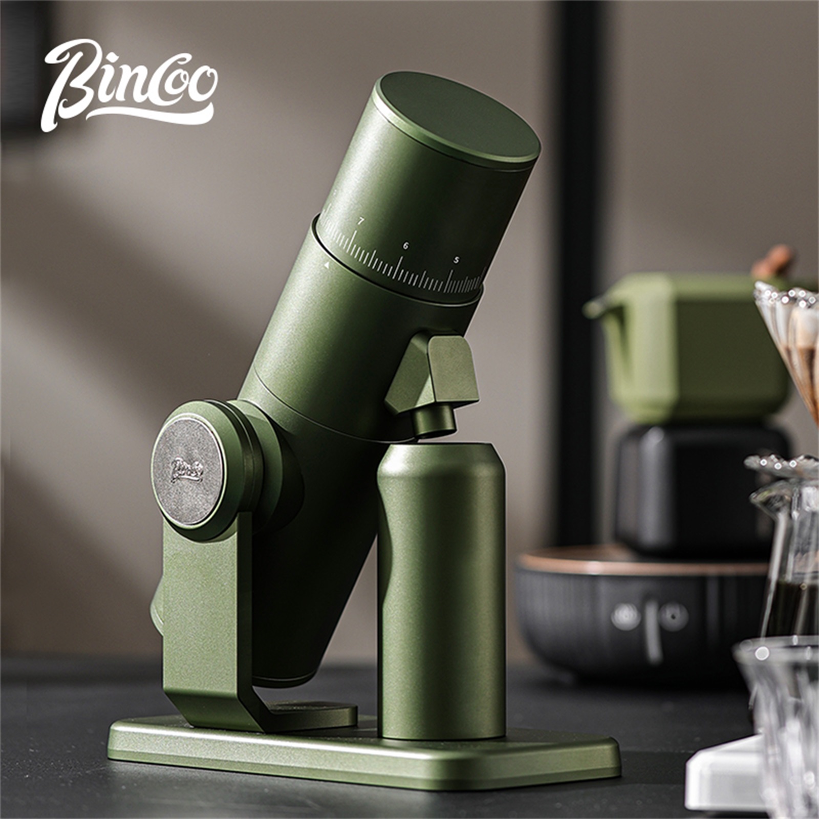 BINCOO プロバリスタ電動コーヒー豆グラインダー アルミ - Coffee Bean Grinder Electric のレビューと価格