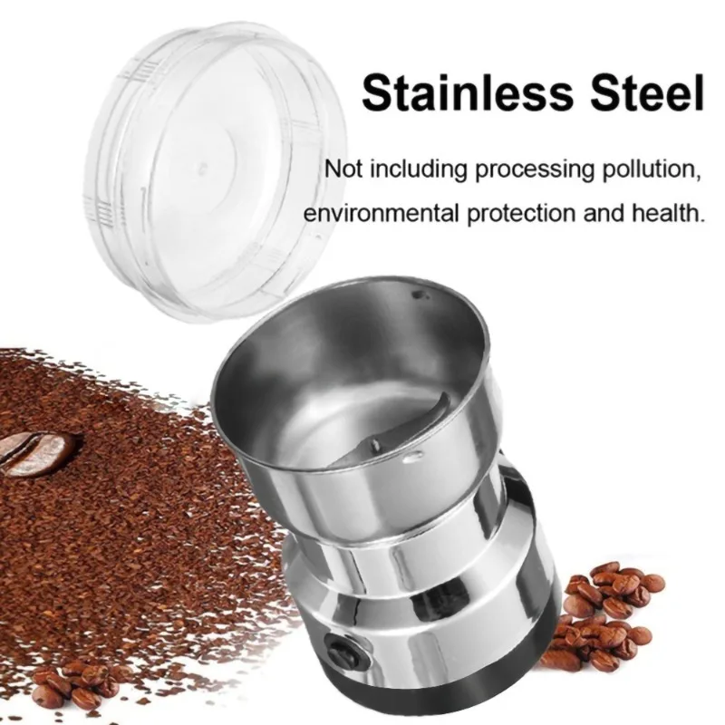 110V-220V電動グラインダー 家庭用コーヒー キッチン - Coffee Bean Grinder Electric のレビューと価格