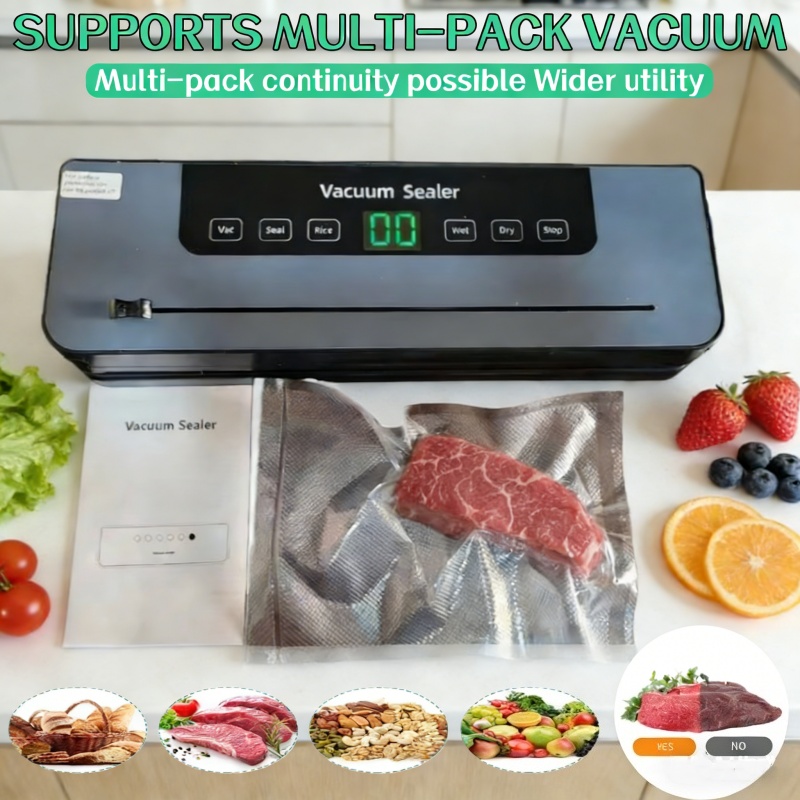 2026年式 6-in-1 自動電動真空シーラー 乾湿両用食 - Food Vacuum Sealer Machine のレビューと価格