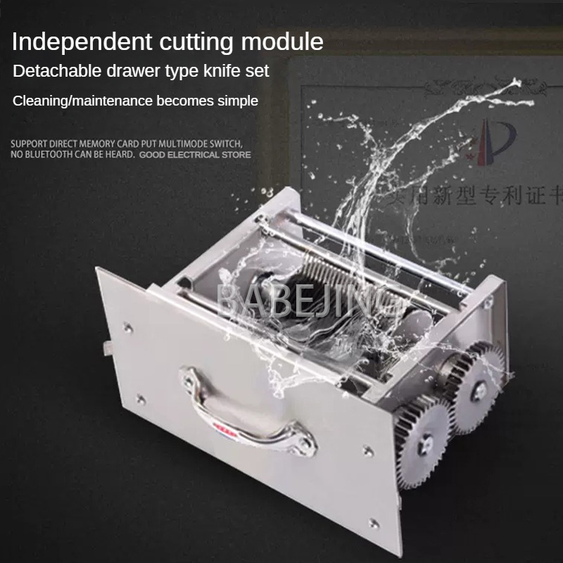 多機能ステンレス製ミートカッター全自動牛肉スライサーキッチン - Automatic Meat Slicer Home のレビューと価格
